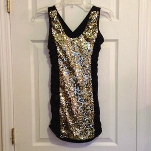 Sequined Short Dress