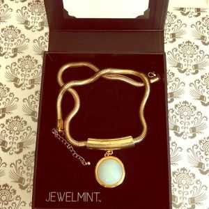 Jewelmint Gold cloud pendant necklace