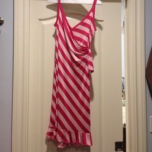 Pink dress 100% silk