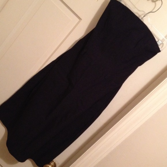 NWT Navy Blue Strapless Mini Dress