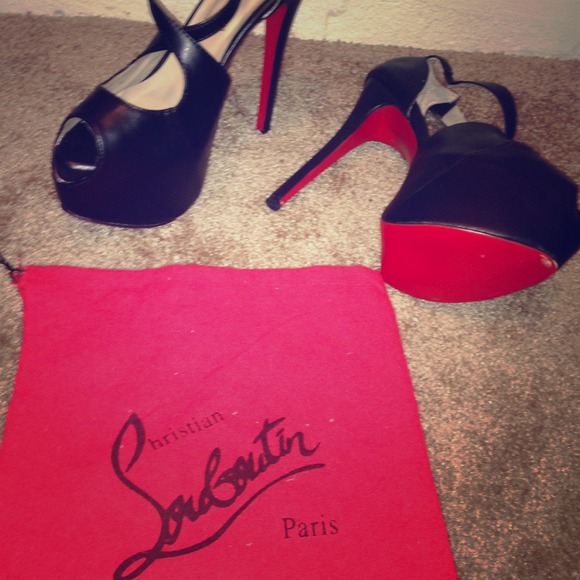Christian louboutin strappy sexy red bottom 11.5