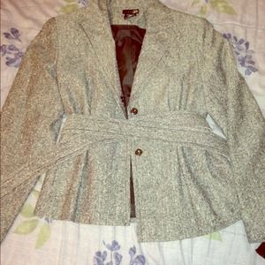 Gray form fitting blazer  :-) petite size