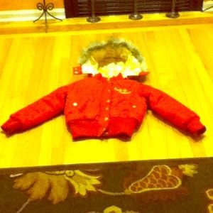 ❄⛄Girls red Apple bottom Winter jacket❄⛄