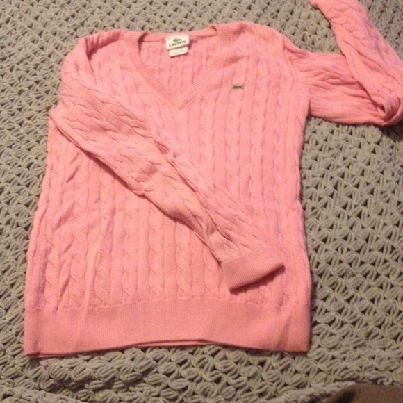 🚫SOLD🚫    Pink Lacoste sweater