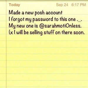 New posh account @sarahmoti0nless