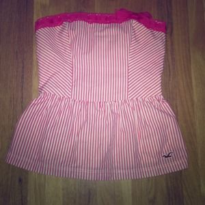 Hollister strapless Top