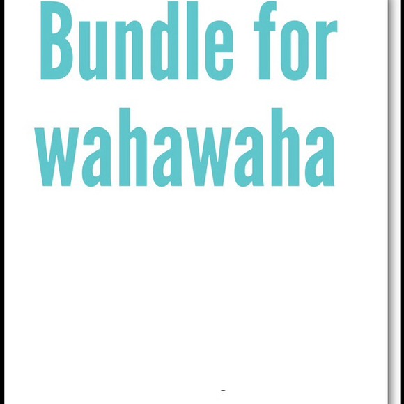 Bundle for @wahawaha