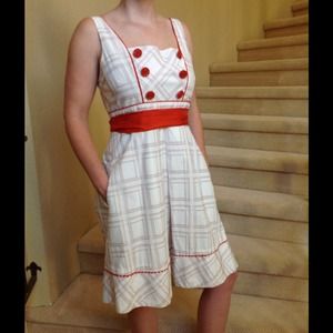 Anthropologie Floreat Wight's Sago Sun Dress Sz 10