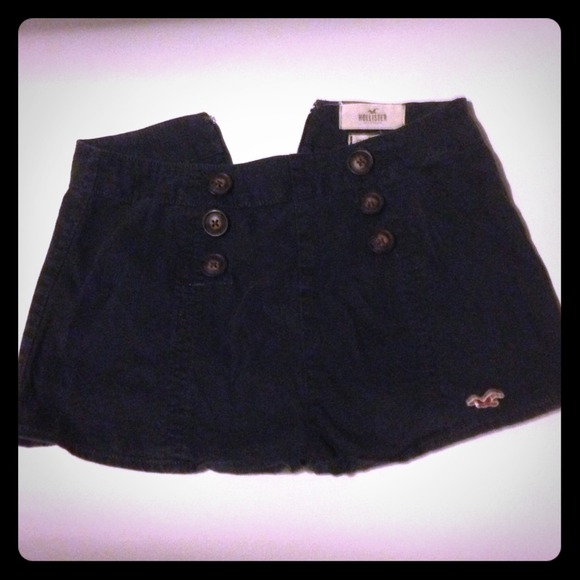 Navy blue high wasted shorts