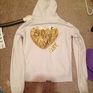 Victoria's Secret sequined hoodie