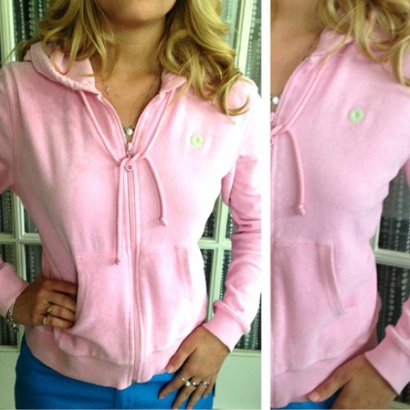 SOLD - Lilly Pulitzer Pink Hoodie - Size Small EUC