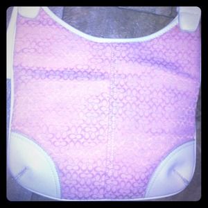 Coach over the shoulder purse