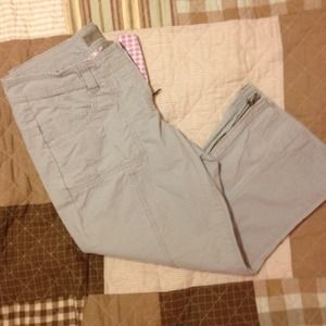American eagle zip up cropped pants