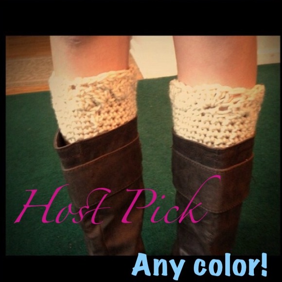 Raebandz Accessories - ~~~HOST PICK!! ~~~Handmade boot cuffs! (Any color)