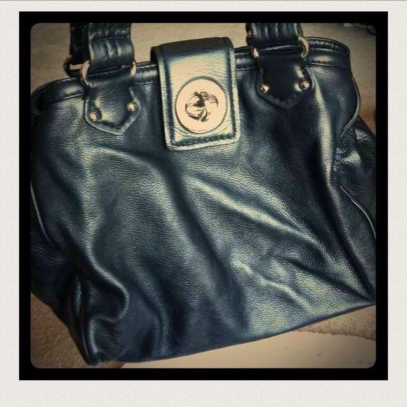 MARC JACOBS black leather purse