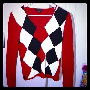The Limited argyle sweater.