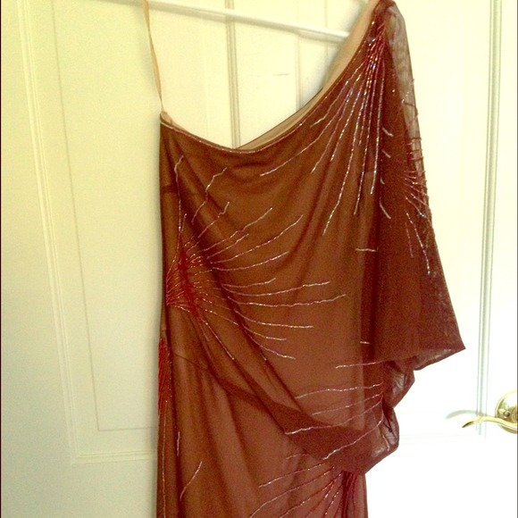 BCBG one shoulder dress- price reduced!