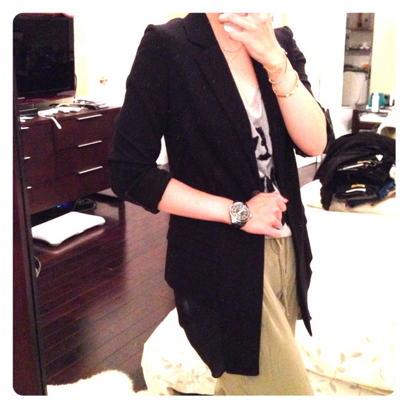 Amazing Eryn Brinie Blazer with Chiffon panel - Picture 1 of 3