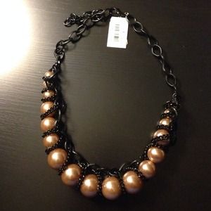 Faux Pearl and Black Costume Jewelry