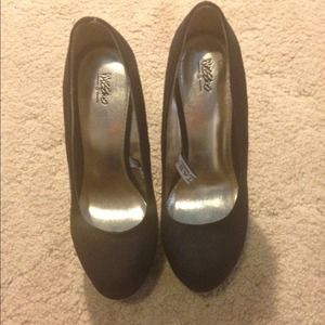 Target black wedge heels