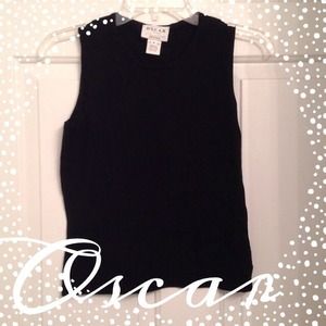 Oscar de la Renta wool tank