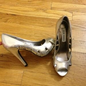 Silver Steve Madden shoes