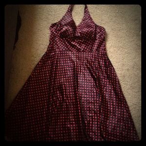 Sexy retro halter dress