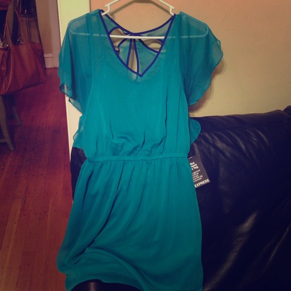 Beautiful aqua blue dress! Never been worn!!