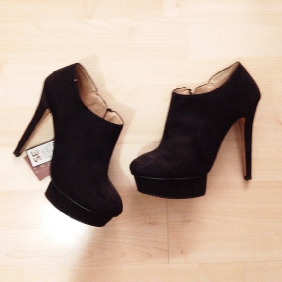 Zara platform ankle booties