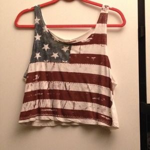 Brandy Melville Flag Tank