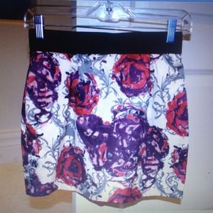 Forever 21 Rose Skirt