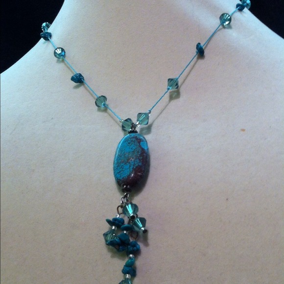 Necklace with earrings