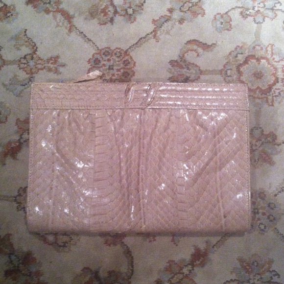Leather clutch SOLD