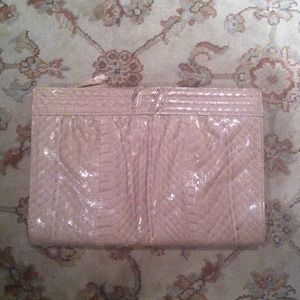 Leather clutch SOLD