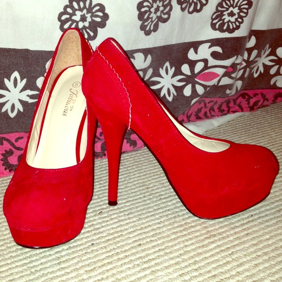 Red high heels