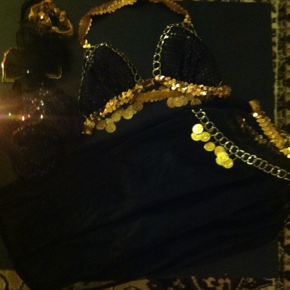 💛FREDRICK'S OF HOLLYWOOD💛✨BELLY DANCER COSTUME✨