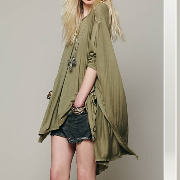 Free People Big Dipper Oversize Tee