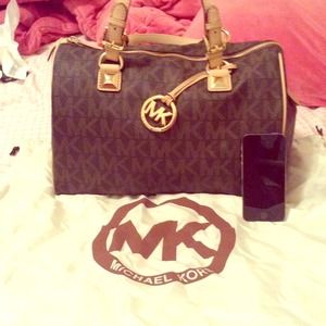 Grayson logo satchel. Large