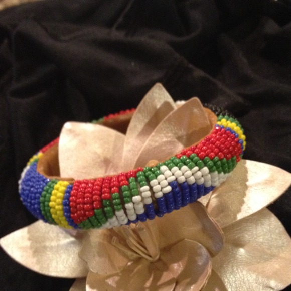 Authentic Native American Bead Bracelet - Picture 2 of 3