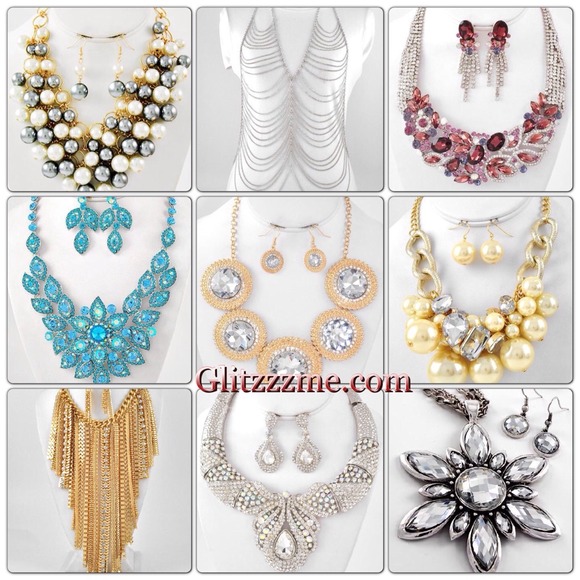 Trendy, fashion,chunky jewelry
