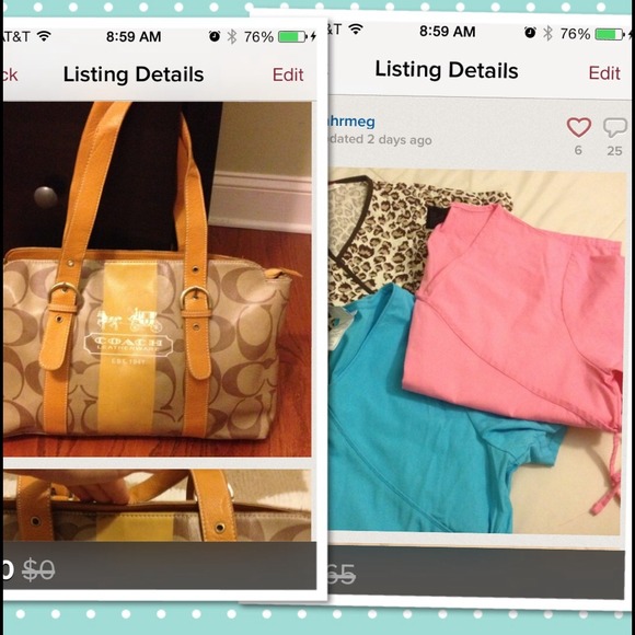 BUNDLE! Coach bag & Scrubs
