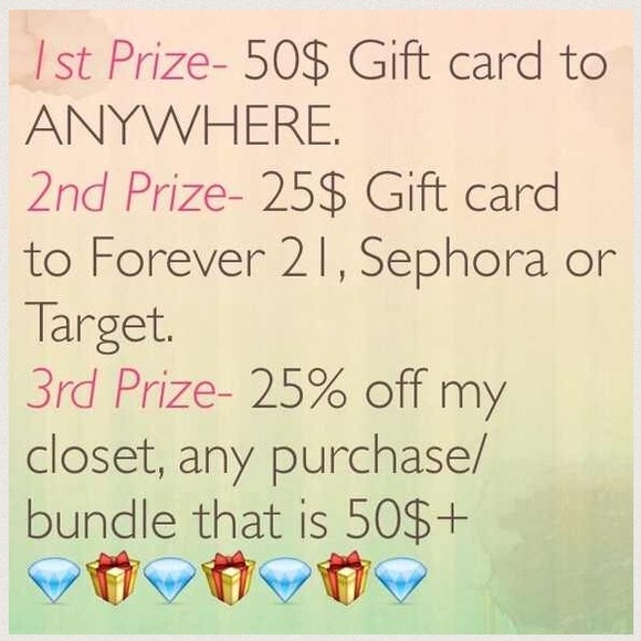 FREE 50$ Gift Card Contest!!ππ - Picture 2 of 4