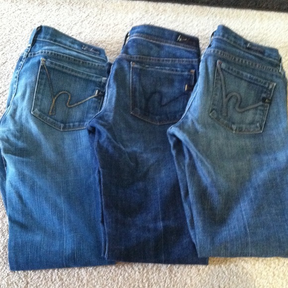 3 citizen off humanity jeans!