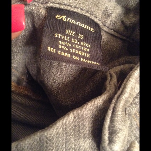 GreY denim jeans SOLD - Picture 2 of 2