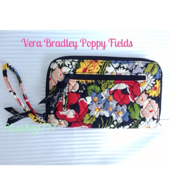 Vera Bradley Poppy Fields Large Wallet