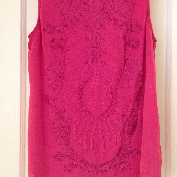 *SOLD* Matthew Williamson for H&M Hot Pink Top - Picture 2 of 3