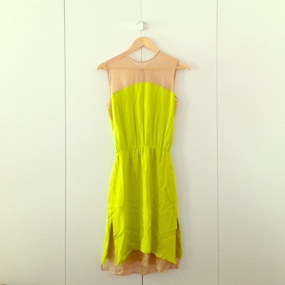 Mason silk neon dress
