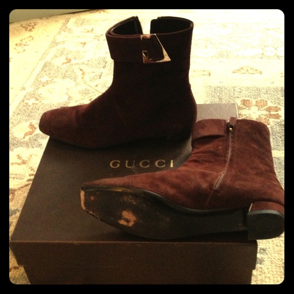 Gucci 'G Square' ankle boots - Picture 1 of 3