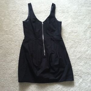 H&M Black Zipper Dress