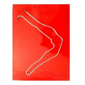 32 in. Sterling Silver necklace